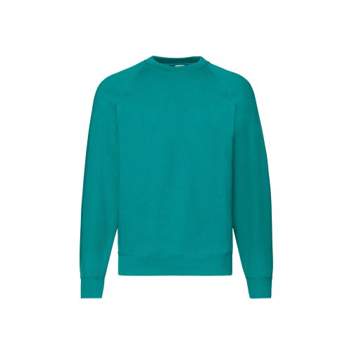 Férfi pulóver - FOL RAGLAN SWEAT - emerald - méret 2XL 176422013 - Férfi pulóver