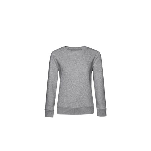 Organikus női pulóver - B&C ORGANIC C-NECK/W - heather grey - méret L 176423249 - Nőknek