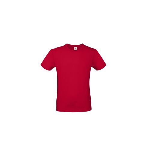 Férfi rövid ujjú póló - B&C #E150 - deep red - méret M 176424450 - Férfi ruházat