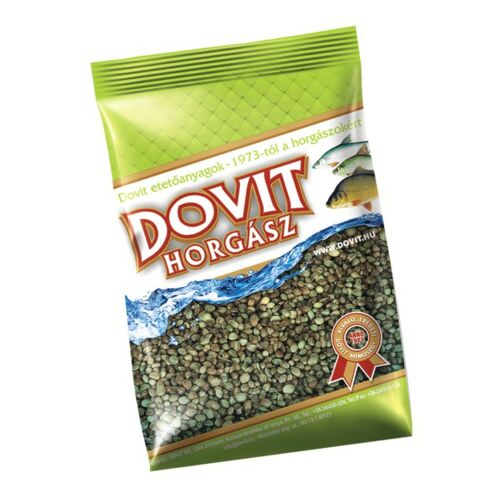 Dovit Horgász kendermag horgász adalékanyag ponty és békés halak számára zöld csomagolásban, 400g - Olajos mag