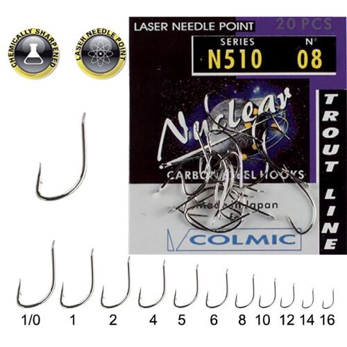 COLMIC NUCLEAR N510 NICKEL #14 176429803 - Horog, forgó és kapocs