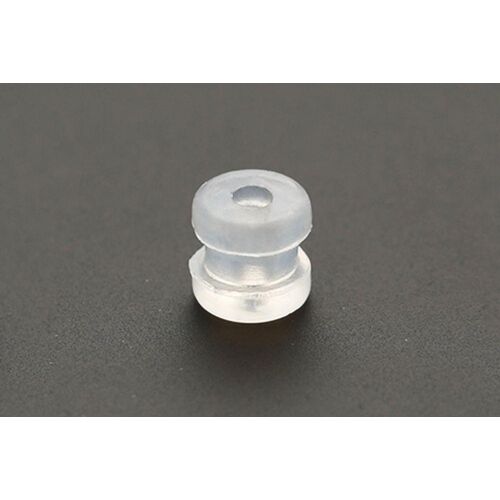 Egyetlen Decoy L-11 Szilikon Gripper horgász ütköző közelképe sötét háttéren - Csali stopper és ütköző
