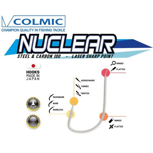 COLMIC NUCLEAR N510 NICKEL #2 176429870 - Horgász horog