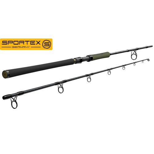 SPORTEX CATFIRE CS-2 VERTICAL 180 90-200gr harcsázó horgászbot, ferde nézet fehér háttérrel - Harcsázó bot