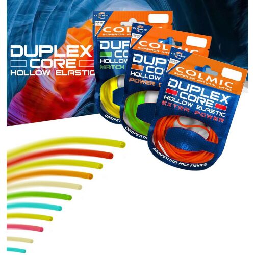 COLMIC DUPLEX CORE HOLLOW ELASTIC 5mt 3.00mm Orange 176430304 - Horgász szerelék kiegészítő