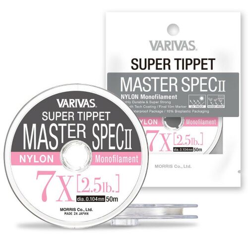 VARIVAS SUPER TIPPET MASTER SPEC ll NYLON 6X 50m 0.128mm 3.5lb 176430974 - Monofil zsinór