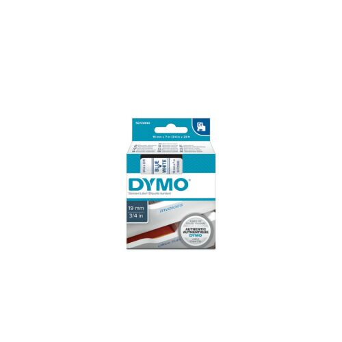 Dymo D1 kazetta, 19mmx7m, kék/fehér (45804) 176449404 