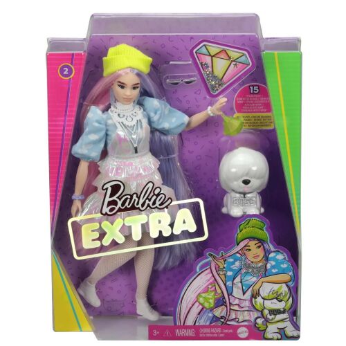 Barbie Extra divatbaba zöld sapkában 176481955 - Baba
