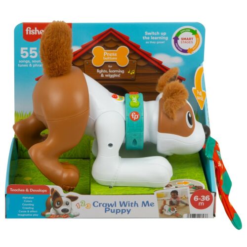 Fisher-Price Kúszó-mászó kiskutya (Crawl with Me) 176482911 - Baba és tipegő