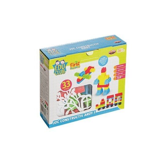 Burak Toys ANDY építőkocka készlet, 33 darabos 176489038 - Játék