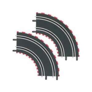 Carrera Go! 1/90 fokos kanyar pályaelem kiegészítő, 2 darab - Carrera