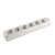 HOME 6-outlet grounded power strip, white, NV 06