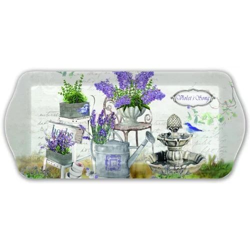 Levendulás zserbós tálca 33×14,5×2,5 cm – műanyag/db 176519088 - Tálca