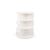 Hermia Make-Up Organizer White 980302 - Fehér, ferde nézet, több polccal és rekesszel a sokoldalú kozmetikai tároláshoz