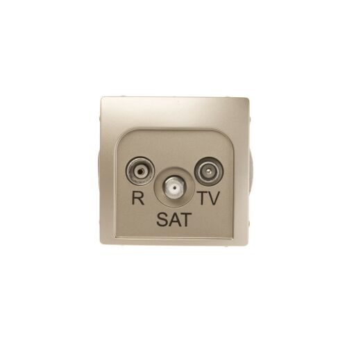Érintkező Simon Antenna Jack Basic R-TV-SAT szatén vég (BMZAR-SAT1.3/1.01/29) 176548143 - Elektromos és hálózati csatlakozó