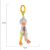 Bali Bazoo 82013 színes kacsa baba csörgő és rágóka játék méretekkel, 20 cm magas, 13 cm széles