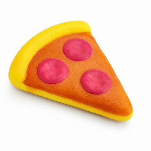 Squishy pizza játék, válogatott modellek, élénk színek, lassan visszanyerő, szenzoros játék, stresszoldó - Irodaszer