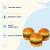 Infografika, amely bemutatja a válogatott hamburger squishy játékok tulajdonságait: puha textúra, lassú visszapattanás, szenzoros játék és élénk színek
