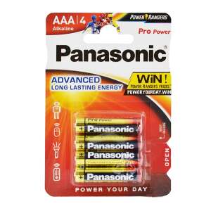 Panasonic Pro Power AAA alkáli elemek, 4 db-os csomag - Panasonic