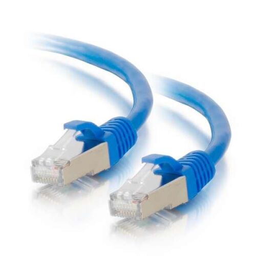 Mercodan KAT6A S/FTP 2,0m, Kék, Patchkábel, Halogénmentes LSZH, AWG26, CU Réz 176690096 - Patch kábel