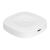 A MOES ZHUB-C ZigBee/Ethernet átjáró ferde nézete, egy kompakt fehér okosotthon hub USB-C porttal, zökkenőmentes eszközintegrációra tervezve