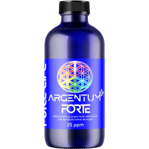 Argentum FORTE 25ppm 240ml kolloidális ionos ezüst hidroszol kiegészítő immunerősítéshez és méregtelenítéshez - Gyógyászat