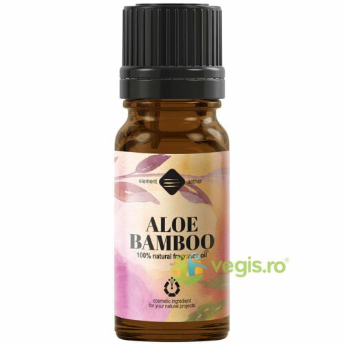 MAYAM Természetes Aloe Bambusz 10ml illóolaj borostyánszínű üvegpalackban, fekete kupakkal, kozmetikumokhoz és parfümkészítéshez - Művészet és hobbi