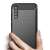 Forcell CARBON tok Samsung Galaxy A70 / A70s fekete telefontok, back view in hand