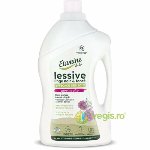 Etamine du Lys Detergent fekete ruhákhoz bazsarózsa illattal 1L, organikus mosógél sötét textilekhez, környezetbarát mosófolyadék - Mosókapszula és Mosógél