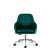Comfort 5.2 velúr irodai szék, zöld, elülső nézet