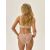 Ohara Nude XL női fehérnemű szett, alsó és melltartó, modellen viselve, teljes test hátulnézet