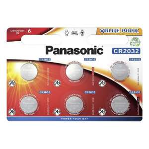 Panasonic CR2032 lítium gombelem 6 darabos csomag, 3V - Panasonic
