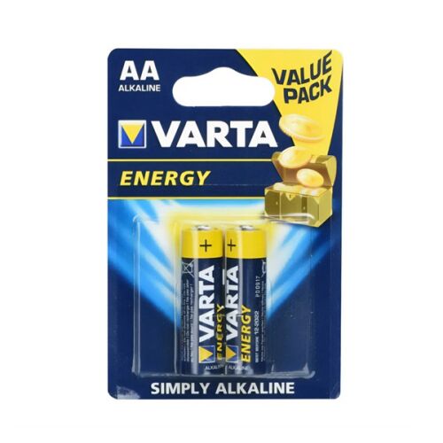 VARTA ENERGY 6LR61 alkáli AA elem, 2 darabos értékcsomag háztartási eszközökhöz - Varta