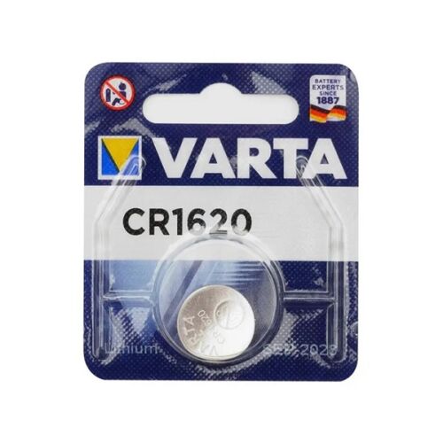 VARTA CR1620 lítium gombelem buborékcsomagolásban, 1db/csomag - Varta