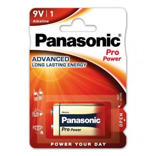 Panasonic Pro Power 9V Alkáli Elem - 1 db 45607573 