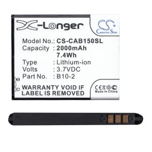 Cameron Sino CAT B15 Akkumulátor, 2000mAh Li-ion Csere Akkumulátor - Cat