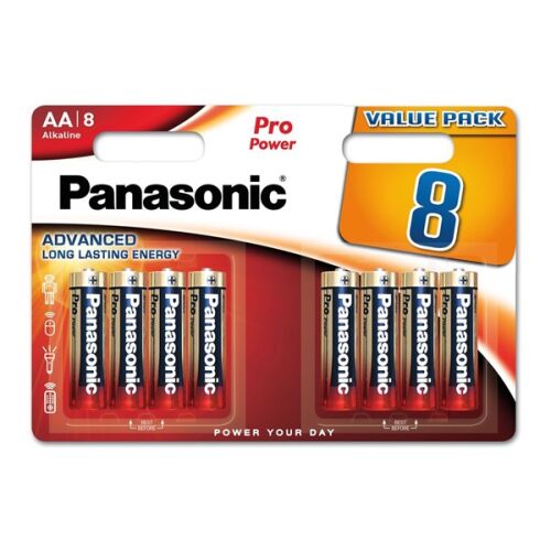 Panasonic Pro Power AA Alkáli Elemek, 8 darabos csomag - Elem