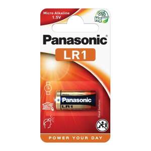 Panasonic LR1 Micro Alkáli Elem, 1.5V, 1 db-os csomag - Panasonic