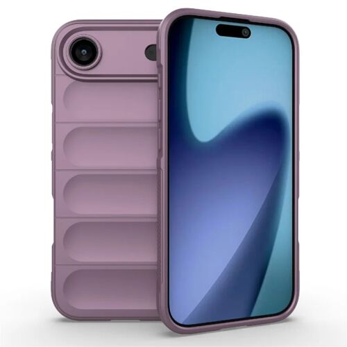 Samsung Z Fold7 világoslila hullámos, puha fogású telefontok mikroszálas béléssel, ferde nézetben elölről és hátulról - Telefontok