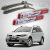 TeamCar lapos ablaktörlő lapátok Mitsubishi Outlander I (CU) 2003-2007-hez, termék csomagolással és autómodellel