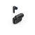 Szögből készült nézet a Hama Passion Clear II TWS Bluetooth fülhallgatóról, egy fülhallgatóval eltávolítva a zárt fekete töltőtokból, kiemelve a Hama márkajelzést