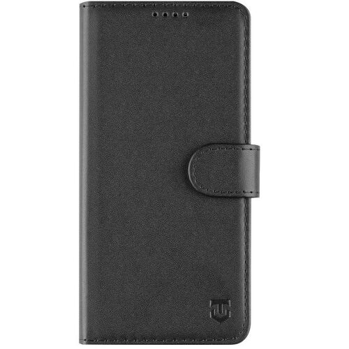 Tactical Field Notes fekete flip/oldalra nyíló tok Xiaomi Redmi 15 4G / Redmi 15 5G telefonhoz, elölről zárt nézet mágneses zárral és diszkrét márkajelzéssel, teljes körű védelmet nyújtva. - Tactical