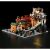 Lumibricks L11011 Steampunk Ércgyár modell, másik oldalnézet részletes futószalagokkal és mechanikus elemekkel