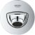 Grohe 13286001 króm csaptelep perlátor részlet, elölnézet