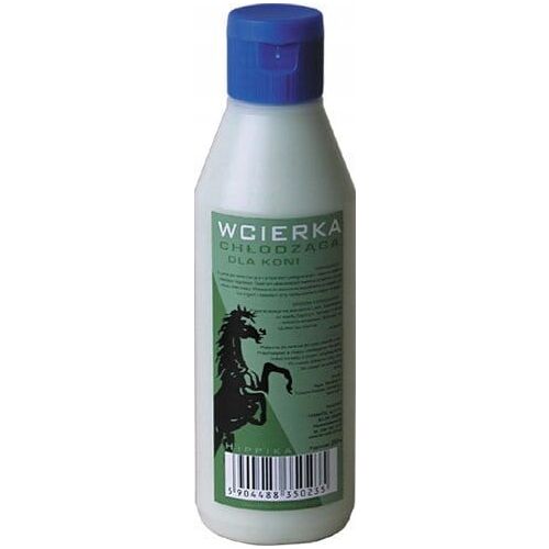 HIPPIKA hűsítő bedörzsölő lovaknak 250ml, a palack hátulja ló logóval - Haszonállat tartás