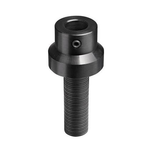 BESSEY TW16AW19 munkapad adapter, sötétszürke fém alkatrész menetes szárral és hengeres fejjel imbuszcsavarral, munkadarabok rögzítéséhez - Fúrók és csavarozó kiegészítő