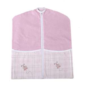 Rózsaszín óvodai zsák pillangó mintával, tökéletes a gyermek minden szükséges dolgának szállításához - Óvodai kellék