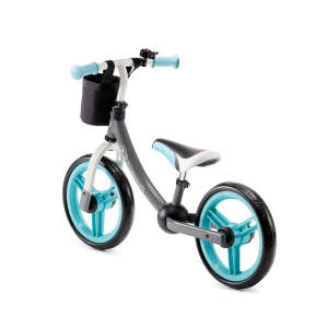 Bicicleta fara pedeale Kinderkraft 2Way Next #turcoaz-gri