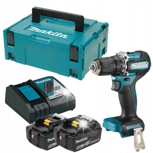 Makita DDF487RTJ Akkus fúró-csavarozó + 2x 18V Akkumulátor + Koffer 176917687 - Építkezés és felújítás