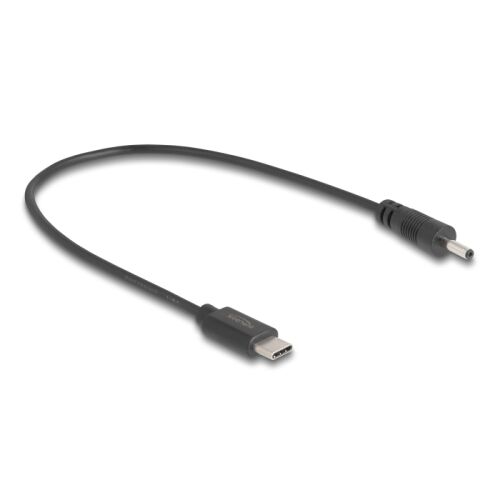 Delock USB Type-C  tápkábel - DC 3,0 x 1,1 mm méretű apa 27 cm 176950106 - USB kábel